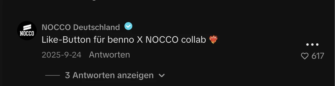 Kampagnenmotiv: benno! × NOCCO 2025